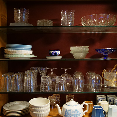 Cupboard in the dining room
